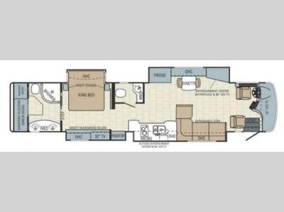 Floorplan - 2015 Entegra Coach Cornerstone 45B