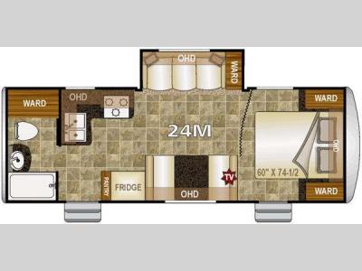 Floorplan - 2015 Northwood Nash 24M