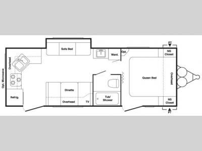 Floorplan - 2007 Keystone RV Springdale 250RKLS