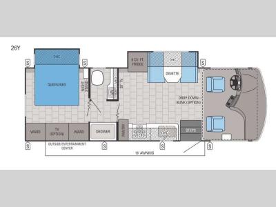 Floorplan - 2016 Jayco Alante 26Y