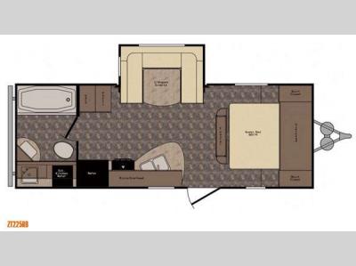 Floorplan - 2016 CrossRoads RV Z 1 ZT225RB