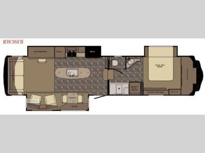 Floorplan - 2016 Redwood RV Redwood 36FB