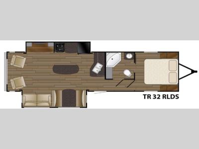 Floorplan - 2016 Heartland Trail Runner 32RLDS