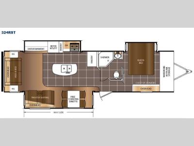 Floorplan - 2016 Prime Time RV LaCrosse 324RST