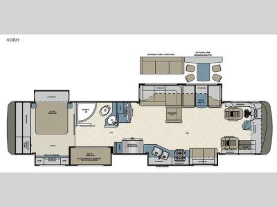 Floorplan - 2016 Forest River RV Berkshire XL 40BH
