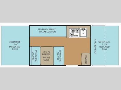Floorplan - 2016 Coachmen RV Viking Camping Trailers V1 V-Trec