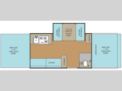 Floorplan - 2016 Coachmen RV Viking Camping Trailers V3 V-Trec