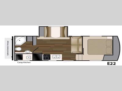 Floorplan - 2016 Heartland ElkRidge Xtreme Light E22