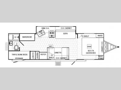Floorplan - 2007 Palomino Thoroughbred 271