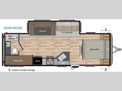 Floorplan - 2016 Keystone RV Springdale 267BHSEWE