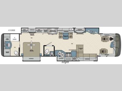 Floorplan - 2016 Forest River RV Charleston 430RB