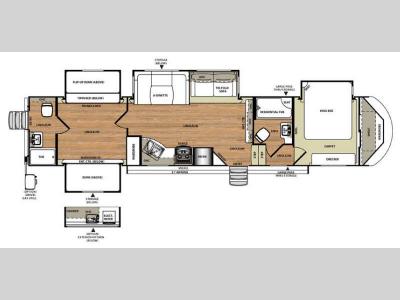 Floorplan - 2016 Forest River RV Salem Hemisphere Lite 356QB
