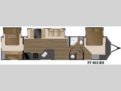 Floorplan - 2016 Heartland Fairfield 403BH