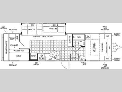 Floorplan - 2004 Pilgrim Open Road 321 RBHS