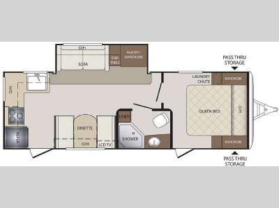 Floorplan - 2016 Keystone RV Bullet 248RKS