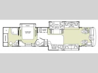 Floorplan - 2007 Fleetwood RV Providence 40E