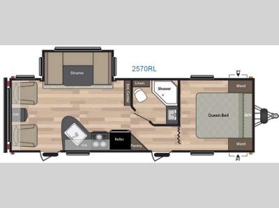 Floorplan - 2016 Keystone RV Summerland 2570RL