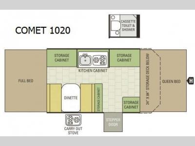 Floorplan - 2016 Starcraft Comet 1020