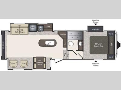 Floorplan - 2016 Keystone RV Laredo Super Lite 297SRE