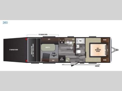Floorplan - 2016 Keystone RV Impact 260