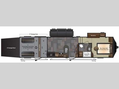 Floorplan - 2016 Keystone RV Fuzion 325