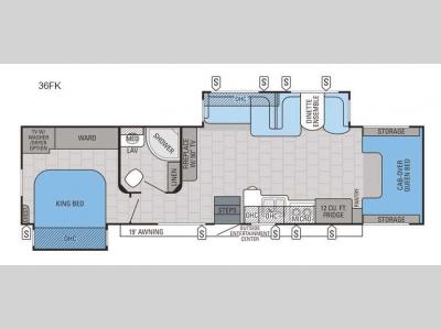 Floorplan - 2016 Jayco Seneca 36FK