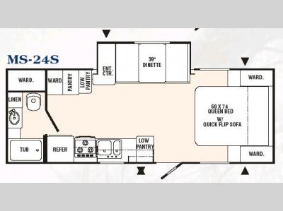 Floorplan - 2007 R-Vision Max Sport MS-24S
