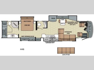 Floorplan - 2016 Entegra Coach Aspire 44B