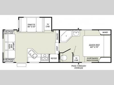 Floorplan - 2007 Fleetwood RV Wilderness Scout 245RLS