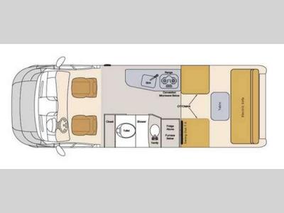 Floorplan - 2016 Pleasure-Way Lexor TS