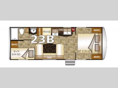 Floorplan - 2016 Northwood Nash 23B