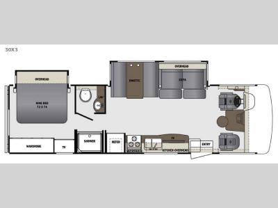 Floorplan - 2016 Forest River RV Georgetown 3 Series 30X3