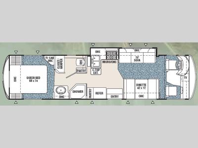 Floorplan - 2006 Coachmen RV Mirada 290 KS