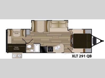 Floorplan - 2016 Heartland Sundance XLT 291QB