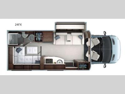 Floorplan - 2016 Leisure Travel Unity U24FX