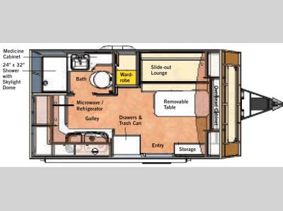 Floorplan - 2007 Sunline Que 5.4 SE