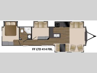 Floorplan - 2017 Heartland Fairfield Limited 414FBL