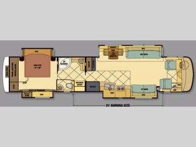 Floorplan - 2007 Newmar Mountain Aire Diesel MADP 4523