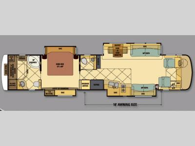 Floorplan - 2007 Newmar Mountain Aire Diesel MADP 4528