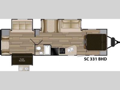 Floorplan - 2017 Cruiser Shadow S-331BHD