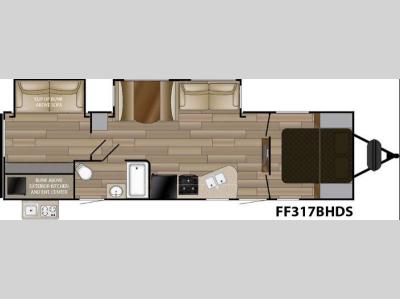Floorplan - 2017 Cruiser Fun Finder Signature Edition F-317BHDS