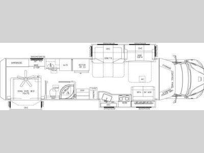 Floorplan - 2016 Renegade Verona LE 40LTS
