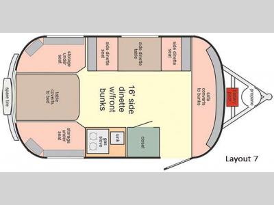Floorplan - 2016 Scamp 16 Foot 16 Foot Layout 7