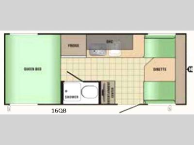Floorplan - 2017 Starcraft Comet Mini 16QB