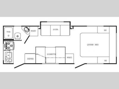 Floorplan - 2007 McKenzie Starlite 8263S