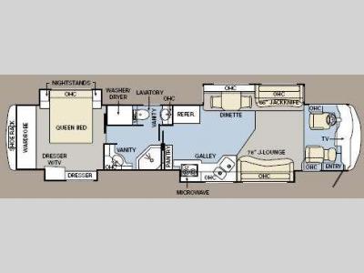 Floorplan - 2008 Monaco Dynasty 42 Diamond IV