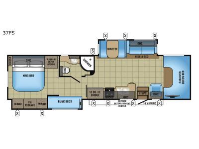 Floorplan - 2017 Jayco Seneca 37FS