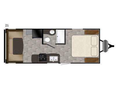 Floorplan - 2017 Heartland Trail Runner SLE 21