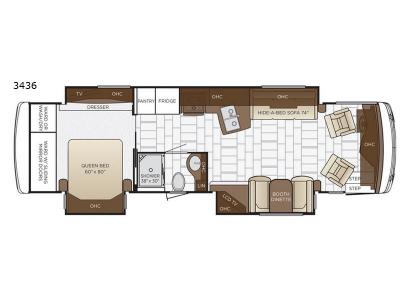 Floorplan - 2017 Newmar Ventana 3436
