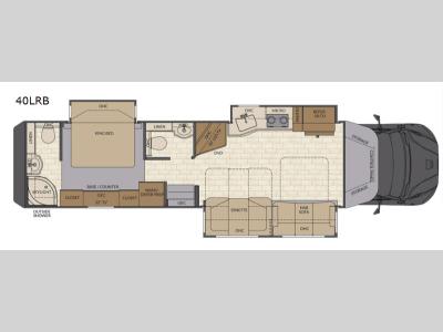 Floorplan - 2017 Renegade Verona LE 40LRB
